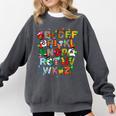 ABCs Learning Kindergarten Teacher Christmas Lights Alphabet For Men Women Kids Comfort Colors Sweatshirt Pepper ABCs Learning Kindergarten Teacher Christmas Lights Alphabet For Men Women Kids Comfort Colors Sweatshirt Pepper