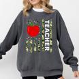 American Flag Camouflage Teacher Patriotic 4th Of July Comfort Colors Sweatshirt Pepper American Flag Camouflage Teacher Patriotic 4th Of July Comfort Colors Sweatshirt Pepper