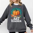 Art Teacher Pumpkin Painting Halloween Costume Comfort Colors Sweatshirt Pepper Art Teacher Pumpkin Painting Halloween Costume Comfort Colors Sweatshirt Pepper