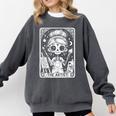 Artist Tarot Card Skeleton Painter Art Teacher Witchy Comfort Colors Sweatshirt Pepper Artist Tarot Card Skeleton Painter Art Teacher Witchy Comfort Colors Sweatshirt Pepper