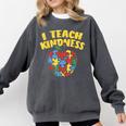 Autism Teacher Shirt I Teach Kindness Apple Puzzle Awareness Comfort Colors Sweatshirt Pepper Autism Teacher Shirt I Teach Kindness Apple Puzzle Awareness Comfort Colors Sweatshirt Pepper
