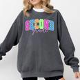 Back To School Neon Checkered Second Grade Colorful Teacher Comfort Colors Sweatshirt Pepper Back To School Neon Checkered Second Grade Colorful Teacher Comfort Colors Sweatshirt Pepper