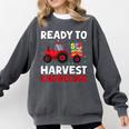 Back To School Teacher Farming Tractor Farmer Kids 100th Day Comfort Colors Sweatshirt Pepper Back To School Teacher Farming Tractor Farmer Kids 100th Day Comfort Colors Sweatshirt Pepper