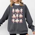 Ballet Ghost Ballet Dancer Spooky Dance Halloween Teacher Comfort Colors Sweatshirt Pepper
