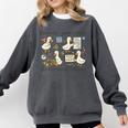 Behavior Analyst Silly Goose RBT ABA Therapy Sped Teacher Comfort Colors Sweatshirt Pepper
