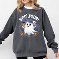 Boo Jour Ghost Halloween French Teacher Cute Coffe Croissant Comfort Colors Sweatshirt Pepper Boo Jour Ghost Halloween French Teacher Cute Coffe Croissant Comfort Colors Sweatshirt Pepper
