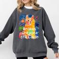 Broken Crayons Still Color Cat Teacher Comfort Colors Sweatshirt Pepper Broken Crayons Still Color Cat Teacher Comfort Colors Sweatshirt Pepper