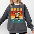 Bruh It's Field Day Teacher Happy Field Day Dabbing Boy Comfort Colors Sweatshirt Pepper Bruh It's Field Day Teacher Happy Field Day Dabbing Boy Comfort Colors Sweatshirt Pepper