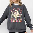 You Can't Scare Me Im A 2nd-Grade Boo Crew Teacher Halloween Comfort Colors Sweatshirt Pepper