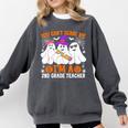 You Can't Scare Me I'm A 2nd Grade Teacher Halloween Comfort Colors Sweatshirt Pepper