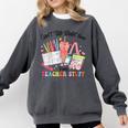Can't Talk Right Now Doing Teacher Stuff Teacher Stuff Comfort Colors Sweatshirt Pepper