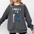 Chemistry Chemist Student Science Teacher Mole Comfort Colors Sweatshirt Pepper