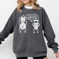 Chemistry Science Teacher I Think You'Re Overreacting Men Women Girls Kids Comfort Colors Sweatshirt Pepper Chemistry Science Teacher I Think You'Re Overreacting Men Women Girls Kids Comfort Colors Sweatshirt Pepper