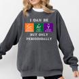 Chemisty Science Teacher Periodic Table Halloween Comfort Colors Sweatshirt Pepper