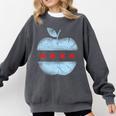 Chicago Flag Teacher School Cute Comfort Colors Sweatshirt Pepper Chicago Flag Teacher School Cute Comfort Colors Sweatshirt Pepper