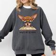 Chihuahua 100 Days Of School Rainbow Glasses Teacher Comfort Colors Sweatshirt Pepper Chihuahua 100 Days Of School Rainbow Glasses Teacher Comfort Colors Sweatshirt Pepper