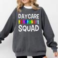 Childcare Daycare Squad Daycare Teacher Men Women Comfort Colors Sweatshirt Pepper
