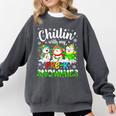 Chillin With My Pre-K Snowmies Christmas Teacher Xmas Comfort Colors Sweatshirt Pepper Chillin With My Pre-K Snowmies Christmas Teacher Xmas Comfort Colors Sweatshirt Pepper