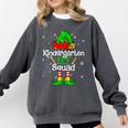 Christmas Kindergarten Elf Squad Teacher Student Comfort Colors Sweatshirt Pepper Christmas Kindergarten Elf Squad Teacher Student Comfort Colors Sweatshirt Pepper