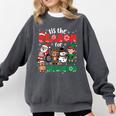 Christmas Sped Teacher Tis The Season For Inclusion Women Comfort Colors Sweatshirt Pepper