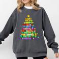 Christmas Tree Made Of Crayons School Teacher Life Student Comfort Colors Sweatshirt Pepper Christmas Tree Made Of Crayons School Teacher Life Student Comfort Colors Sweatshirt Pepper