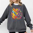 Colorful Brain Art Teacher Artist Painter Student Comfort Colors Sweatshirt Pepper Colorful Brain Art Teacher Artist Painter Student Comfort Colors Sweatshirt Pepper