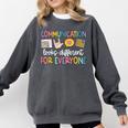 Communication Looks Different Tee Shirt Kids -Adults Teacher Animal Print Small Short Sleeve Classic Fit Crew Neck Polyester 100 Comfort Colors Sweatshirt Pepper Communication Looks Different Tee Shirt Kids -Adults Teacher Animal Print Small Short Sleeve Classic Fit Crew Neck Polyester 100 Comfort Colors Sweatshirt Pepper