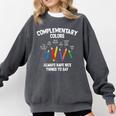 Complementary Colors Art Teacher Pun Shirt Comfort Colors Sweatshirt Pepper