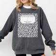 Composition Notebook Matching Group Halloween Teachers Comfort Colors Sweatshirt Pepper