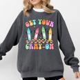 Get Your Cray-On Preschool Teacher Kindergarten Teacher Comfort Colors Sweatshirt Pepper Get Your Cray-On Preschool Teacher Kindergarten Teacher Comfort Colors Sweatshirt Pepper