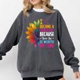 Cute I Became A Teacher Because Your Life Is Worth My Time Comfort Colors Sweatshirt Pepper