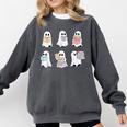 Cute Boo Ghost Reading Books Halloween Librarian Teacher Kid Comfort Colors Sweatshirt Pepper Cute Boo Ghost Reading Books Halloween Librarian Teacher Kid Comfort Colors Sweatshirt Pepper