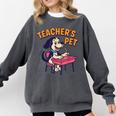 Cute Elementary School Student Dog Teacher's Pet Comfort Colors Sweatshirt Pepper