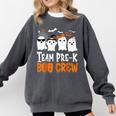 Cute Ghost Team Pre K Boo Crew Halloween Teacher Student Comfort Colors Sweatshirt Pepper Cute Ghost Team Pre K Boo Crew Halloween Teacher Student Comfort Colors Sweatshirt Pepper