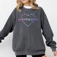 Cute Montessori For Teachers Kids & Moms Comfort Colors Sweatshirt Pepper Cute Montessori For Teachers Kids & Moms Comfort Colors Sweatshirt Pepper