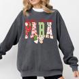 Cute Santas Favorite Para Christmas Paraprofessional Teacher Comfort Colors Sweatshirt Pepper