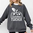 Cute Substitute Teacher Appreciation Men Women Comfort Colors Sweatshirt Pepper