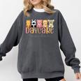Daycare Teacher Animals Daycare Provider Back To School Comfort Colors Sweatshirt Pepper
