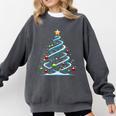 DNA Helix Christmas Tree Scientist Biology Science Teacher Comfort Colors Sweatshirt Pepper DNA Helix Christmas Tree Scientist Biology Science Teacher Comfort Colors Sweatshirt Pepper
