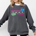 What Does The Text Say Text Evidence Reading Teacher For Men Women Comfort Colors Sweatshirt Pepper What Does The Text Say Text Evidence Reading Teacher For Men Women Comfort Colors Sweatshirt Pepper