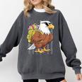 Eagle First Day Of School Teacher Back To School Eagle Comfort Colors Sweatshirt Pepper Eagle First Day Of School Teacher Back To School Eagle Comfort Colors Sweatshirt Pepper
