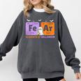 Elements Of Halloween Fear Periodically Chemistry Teacher Comfort Colors Sweatshirt Pepper Elements Of Halloween Fear Periodically Chemistry Teacher Comfort Colors Sweatshirt Pepper