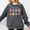 ELL Is My Jam English Language Learner Aide ELL Teacher Comfort Colors Sweatshirt Pepper