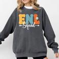 ENL Squad Back To School Teachers Students ENL Crew Men Women Girls Kids Comfort Colors Sweatshirt Pepper ENL Squad Back To School Teachers Students ENL Crew Men Women Girls Kids Comfort Colors Sweatshirt Pepper