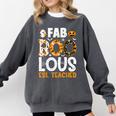 Faboolous ESL ESOL Teacher Spooky Teacher Halloween Costume For Men Women Comfort Colors Sweatshirt Pepper Faboolous ESL ESOL Teacher Spooky Teacher Halloween Costume For Men Women Comfort Colors Sweatshirt Pepper