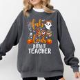 Faboolous INFANT Teacher Halloween Comfort Colors Sweatshirt Pepper