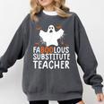 Faboolous Substitute Teacher Halloween Costume Comfort Colors Sweatshirt Pepper