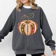 Fall Book Pumpkin Fall Librarians Bookworm Teachers Students Comfort Colors Sweatshirt Pepper