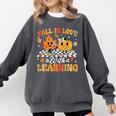 Fall In Love With Learning Fall Teacher Thanksgiving Retro Comfort Colors Sweatshirt Pepper Fall In Love With Learning Fall Teacher Thanksgiving Retro Comfort Colors Sweatshirt Pepper