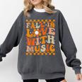 Fall In Love With Music Groovy Thanksgiving Music Teacher Men Women Girls Kids Comfort Colors Sweatshirt Pepper Fall In Love With Music Groovy Thanksgiving Music Teacher Men Women Girls Kids Comfort Colors Sweatshirt Pepper